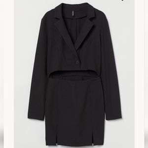 Cutout suit dress